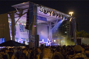 40 x 24 full stage at St. Patrick's Block Party